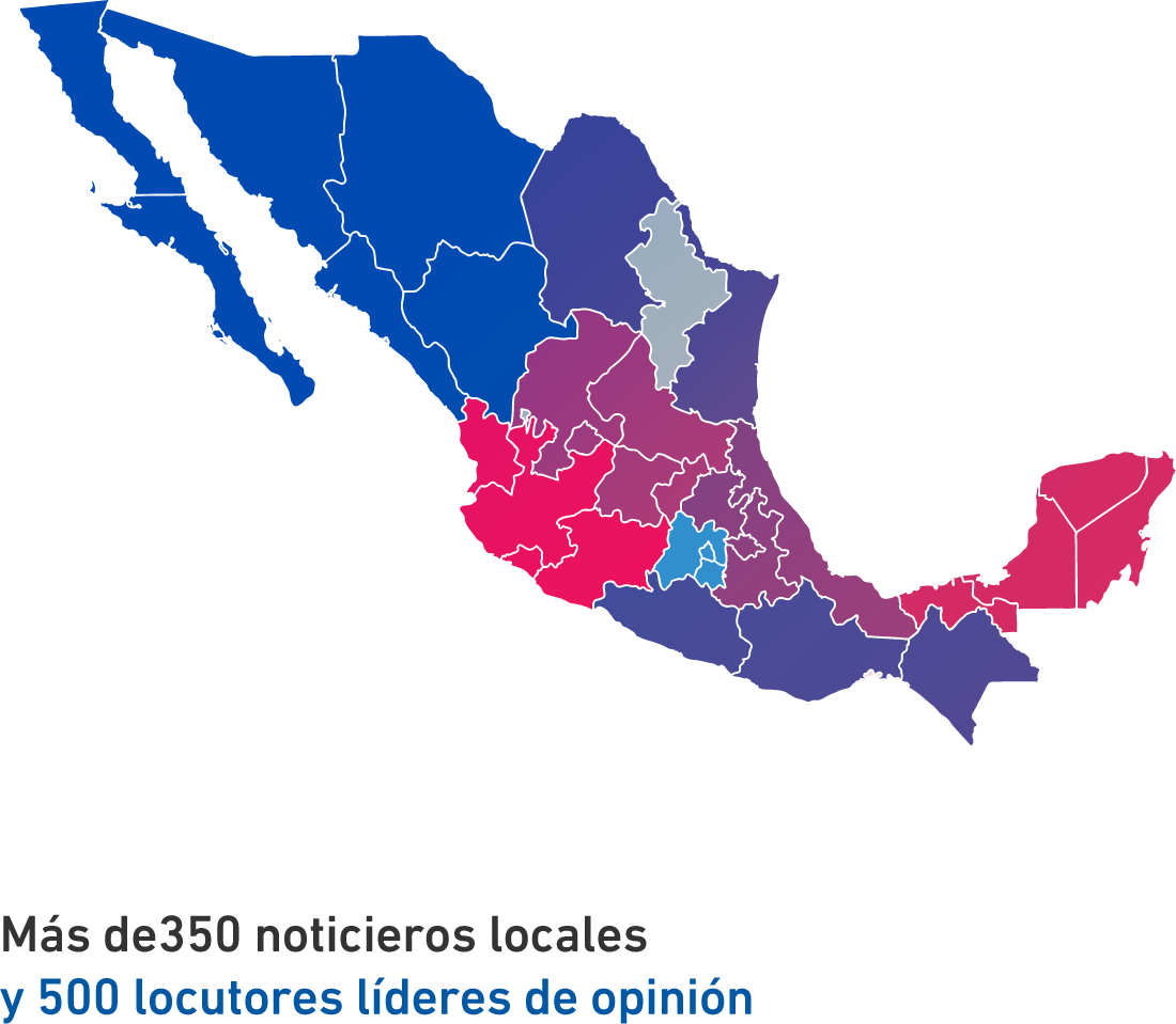Mapa de México por cobertura