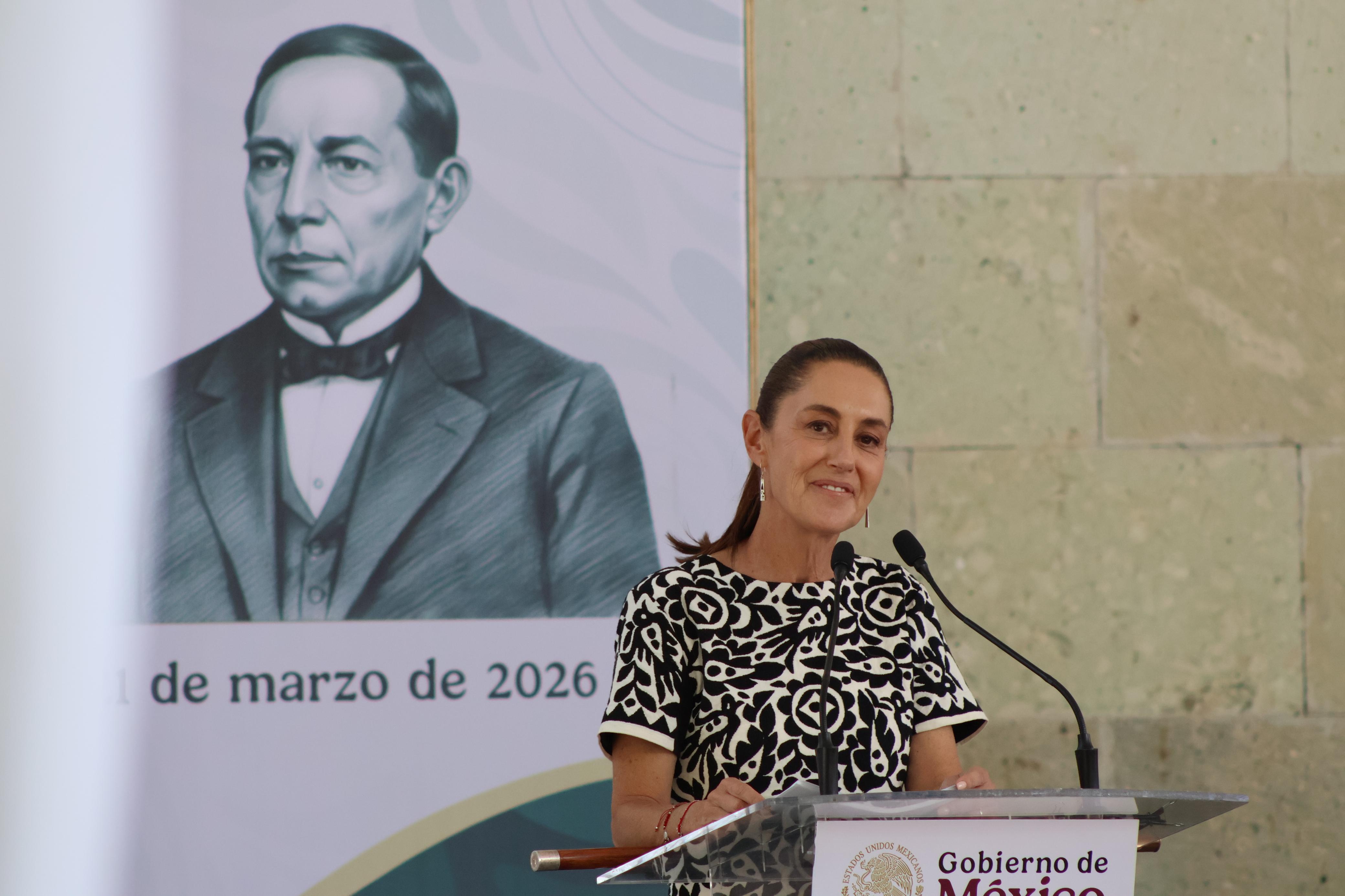Conmemoración del 220 aniversario del natalicio de Benito Juárez