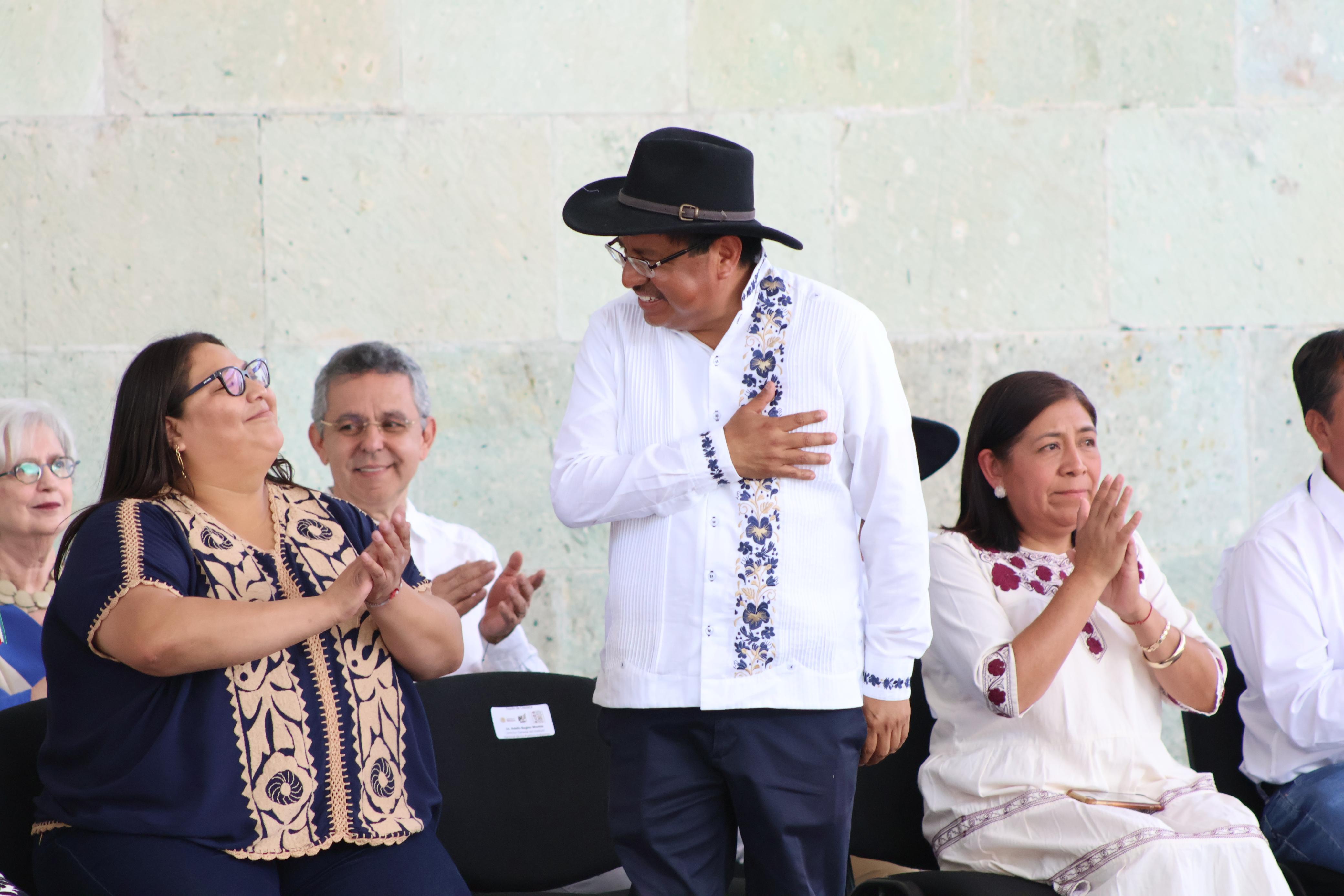 Aplausos durante la ceremonia